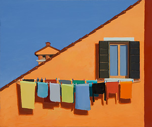 All the Colors of Burano on a Line