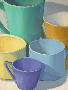 Cup Suite - Colors Like Morandi #D