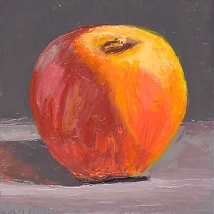 Fruit Bowl Jewels - Macoun Apple on Gray