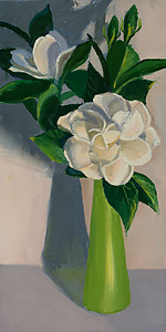 The Gardenia in the Green Vase
