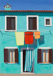 Looking at Life (Turquoise Home)