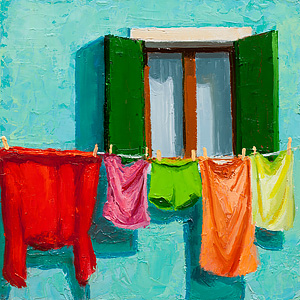 Laundry Line Study 2, Burano