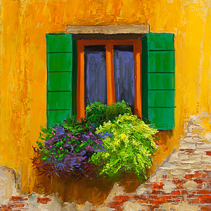Venetian Fern Window
