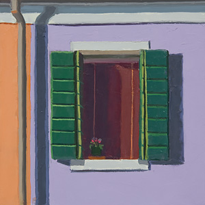 Window Study in Violet - Burano Venice